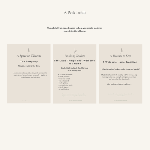 The Calm Home Planner